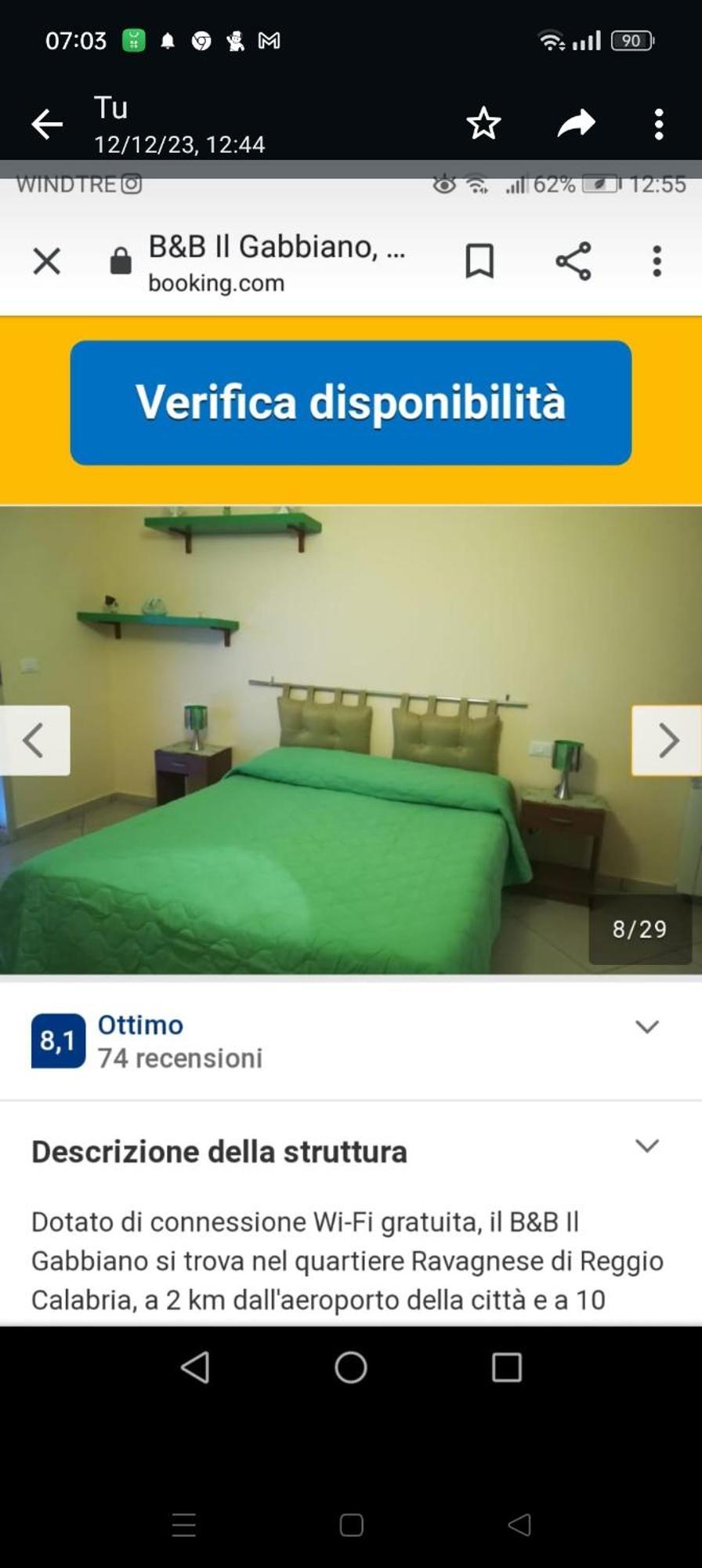 B&B Il Gabbiano Reggio di Calabria Exterior foto